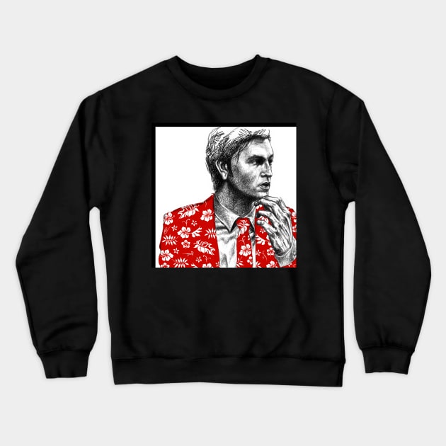 Cousin Greg - digital drawing Crewneck Sweatshirt by dangerbeforeyou